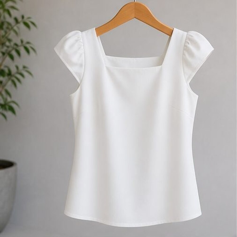Mauve Puff Sleeve Top